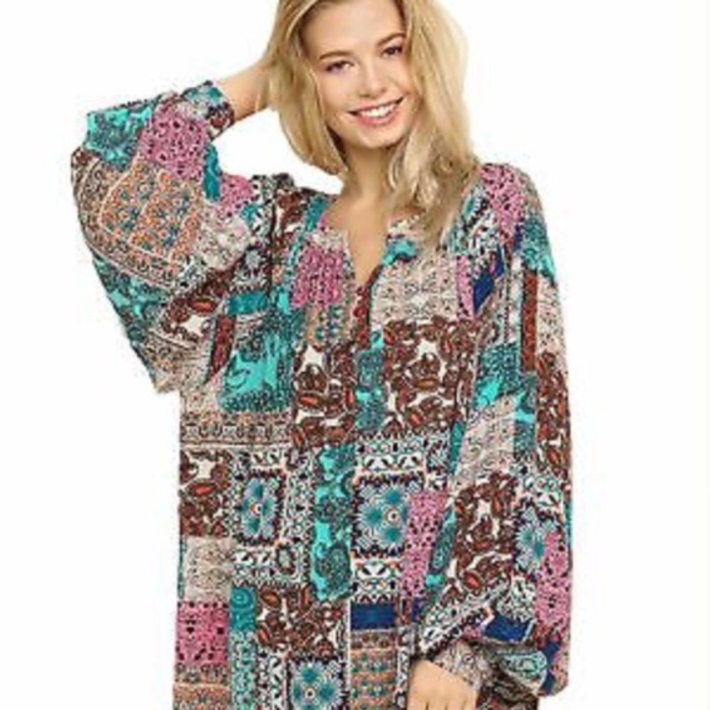 Boho Hippie Festival Tunic / Dress